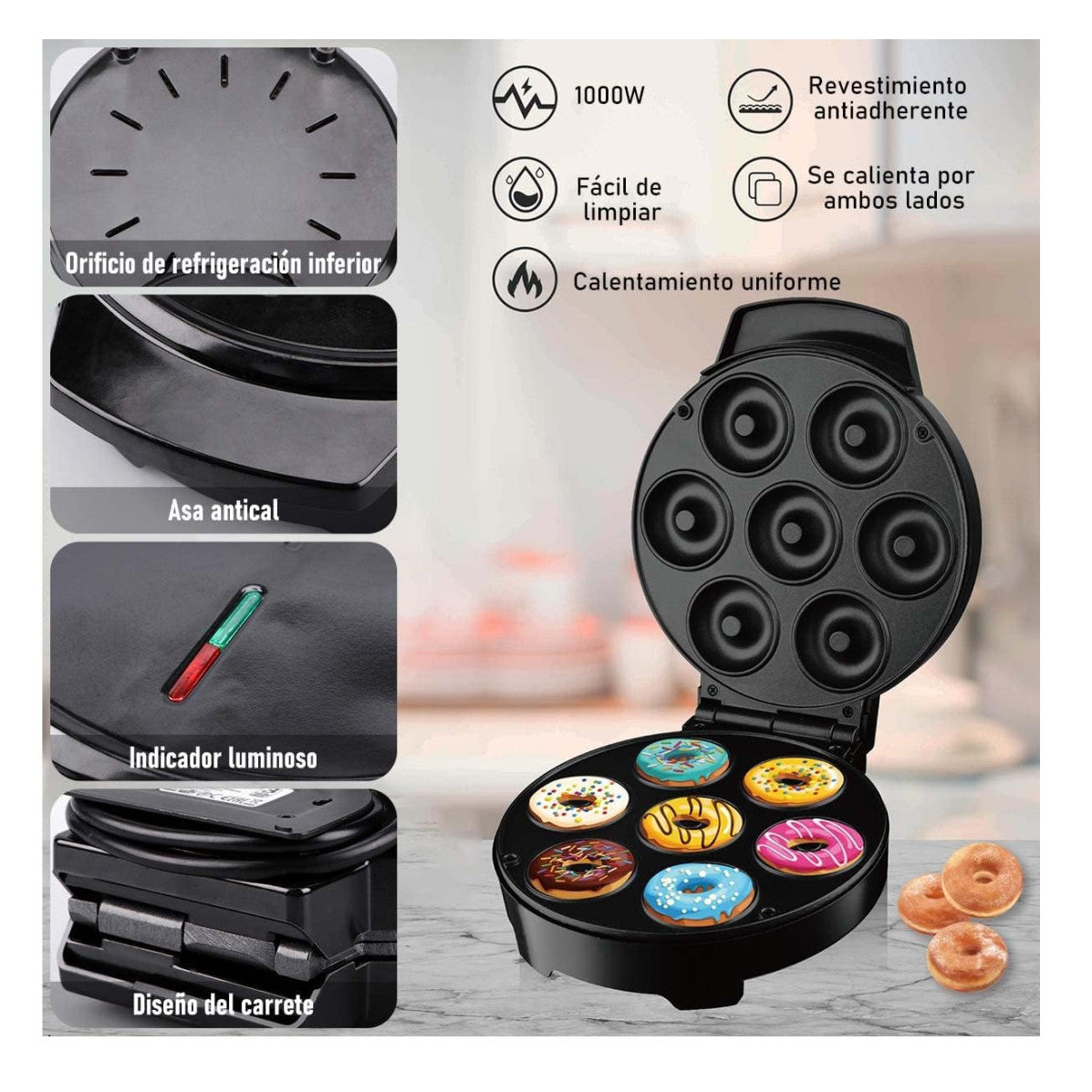 Maquina Para Hacer 7 Mini Dona Rosquilla