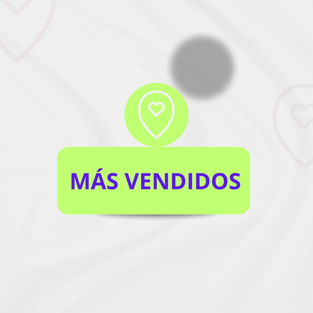 Productos más vendidos